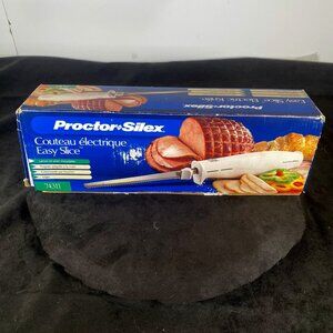 1980's Proctor Silex Electric Knife Easy Slice 74311 - original packaging